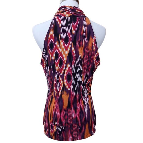 COCOMO Y2K Babydoll Top Blouse M/L Liquid Knit‎ Vacation Travel Coquette Career - Picture 8 of 8